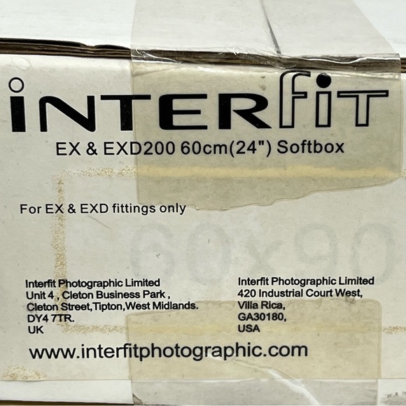 Interfit EX/EXD200 24” softbox new open box professional studio lighting - Picture 1 of 6